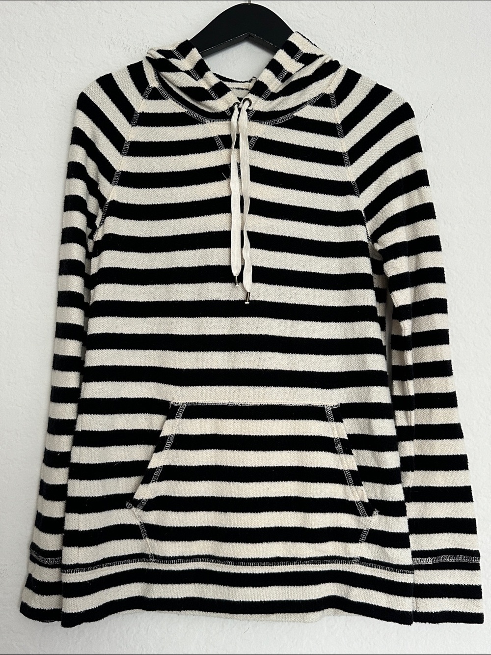 J. Crew - Terrycloth Striped Pullover Hoodie - Picture 3 of 4